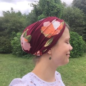 Wine & Flowers Turban